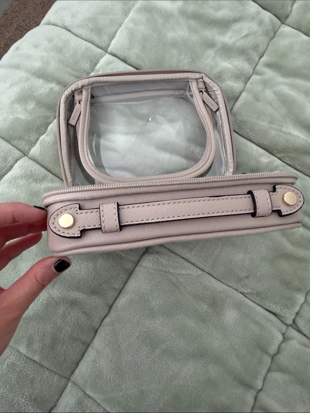 CALPAK small clear cosmetic case - Picture 3 of 4